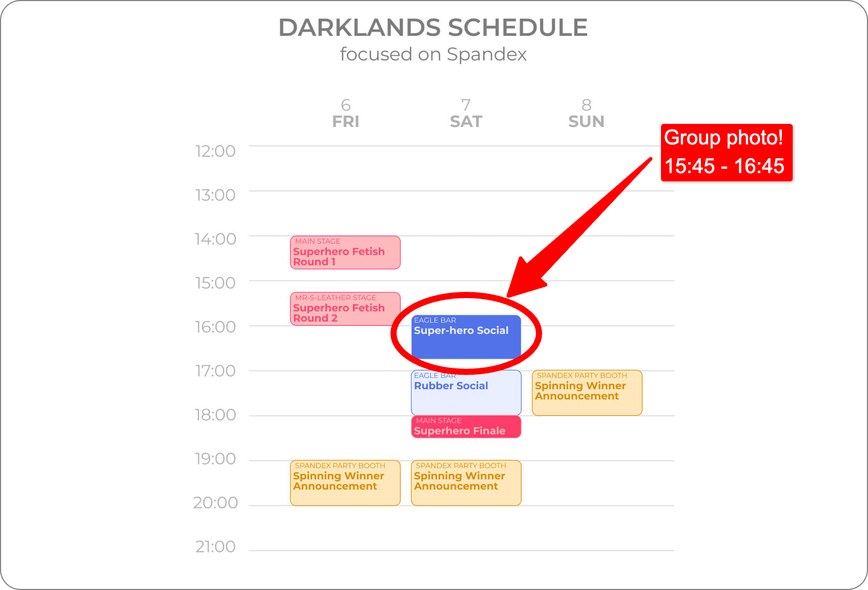 Darklands schedule